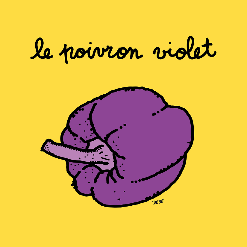 le poivron violet